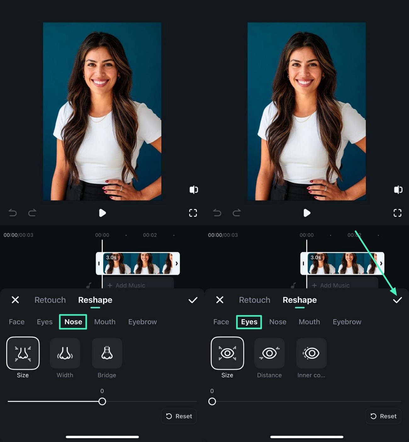 enhancing facial details to unblur a picture on instagram