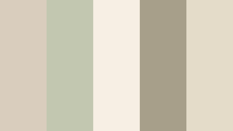 window light journals sage beige color palette with hex codes