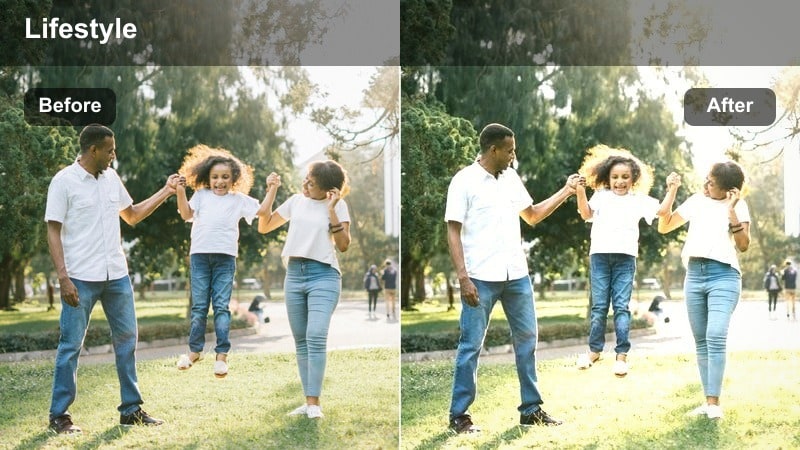 Vlogger looking at their reflection in a subway window with blurred city lights