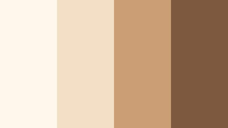 window seat daylight brown and cream cafe color color palette with hex codes