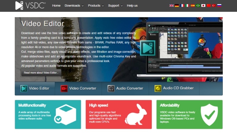 vsdc video editor for windows 11