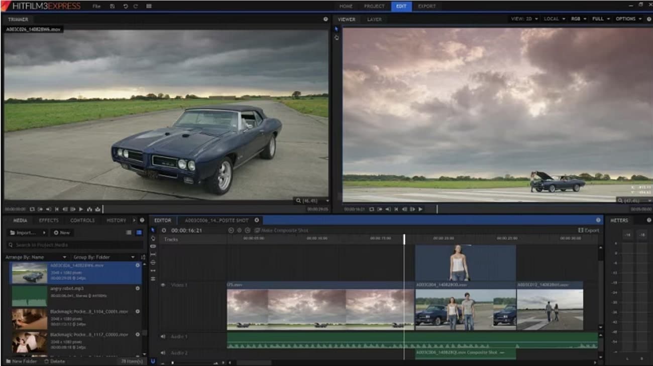 hitfilm express video editor alternative