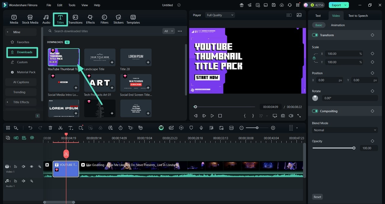 insert titles for enhanced experience