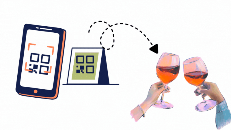 qr codes to promote wine ads