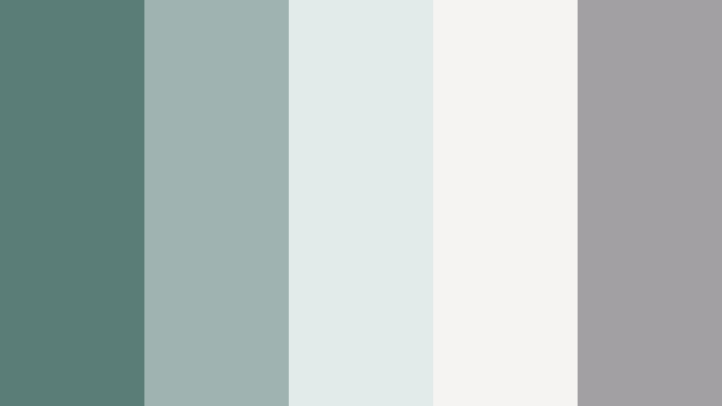 winter glass light ashen teal color palette with hex codes
