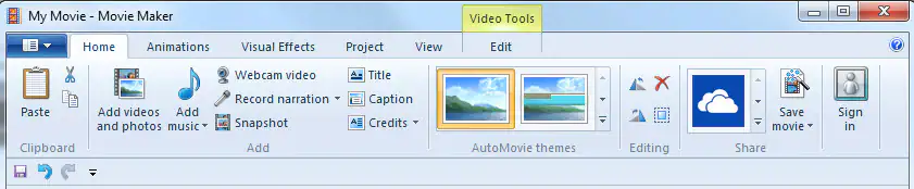 Windows Movie Maker 2009