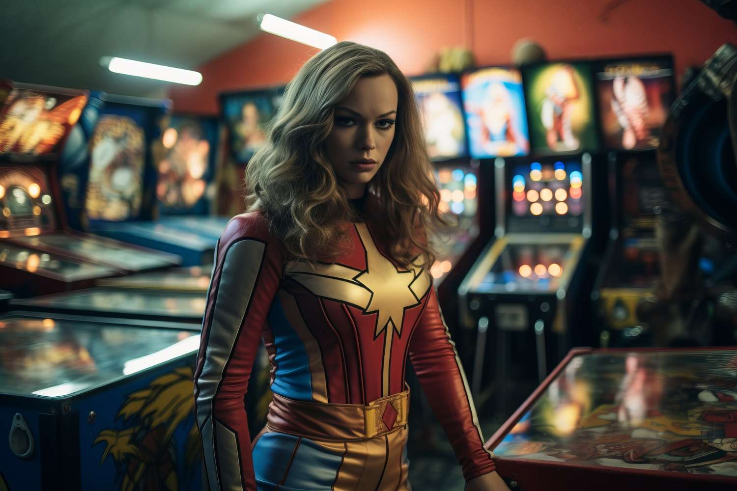 ai generated wonder woman cool costume