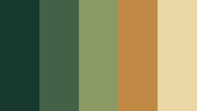 woodland amber forest color palette color palette with hex codes