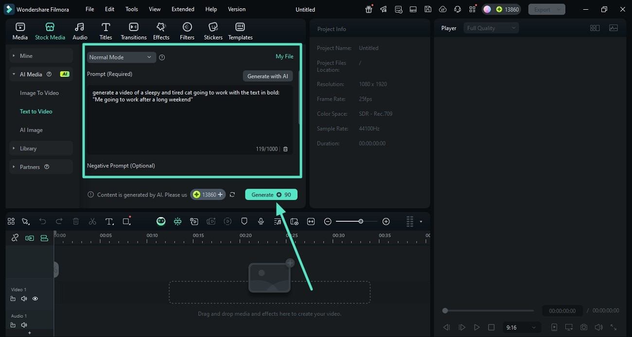 give prompt and generate