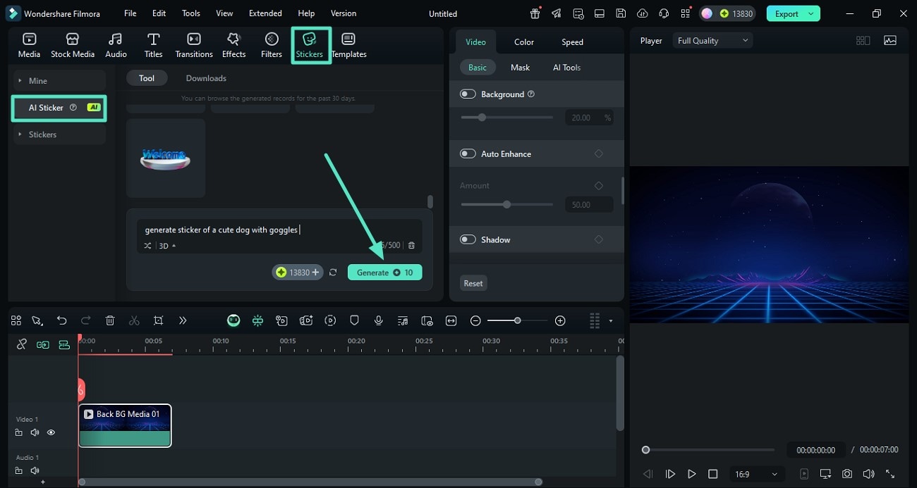 generate sticker with ai