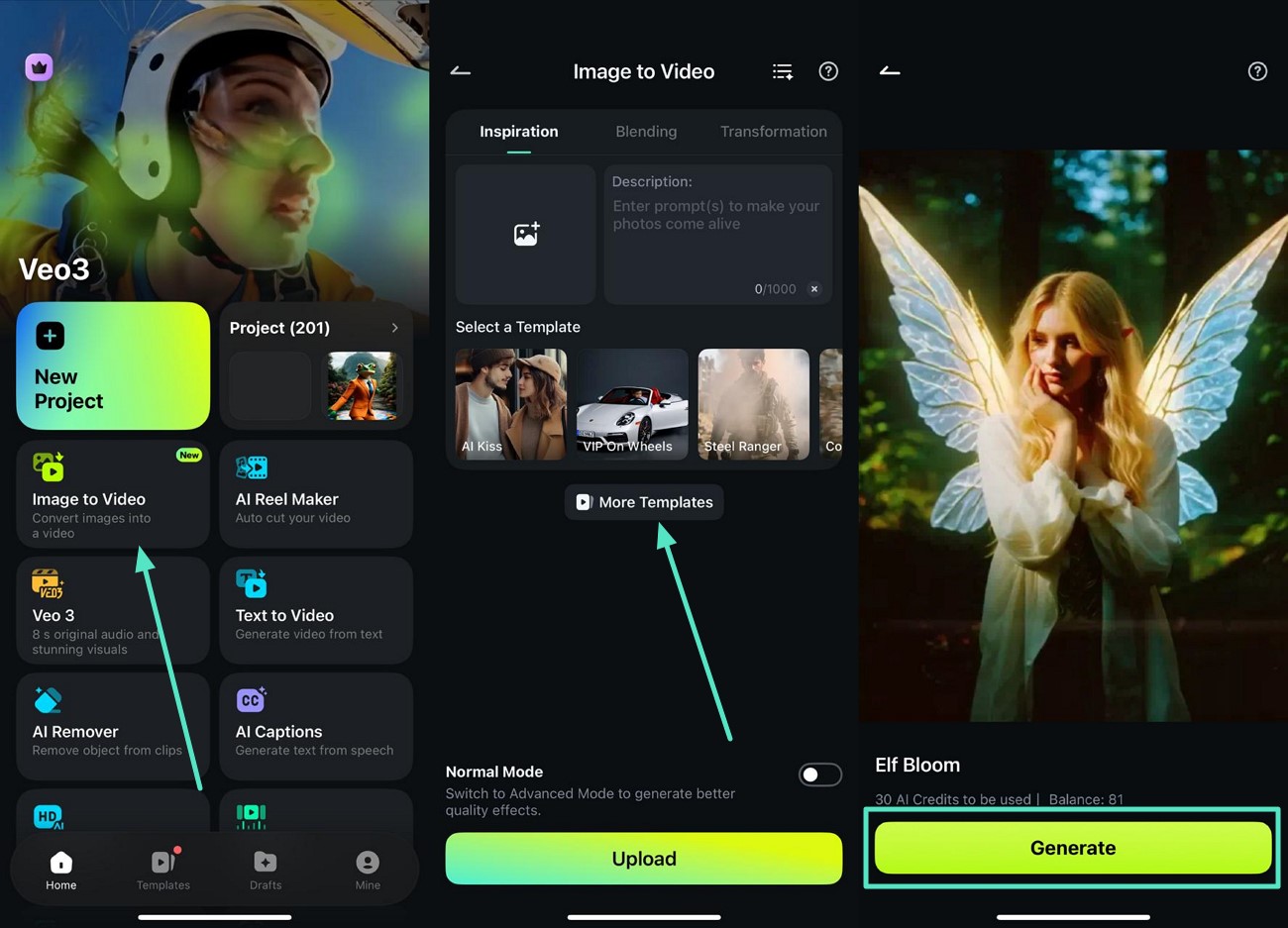 choose image to video
