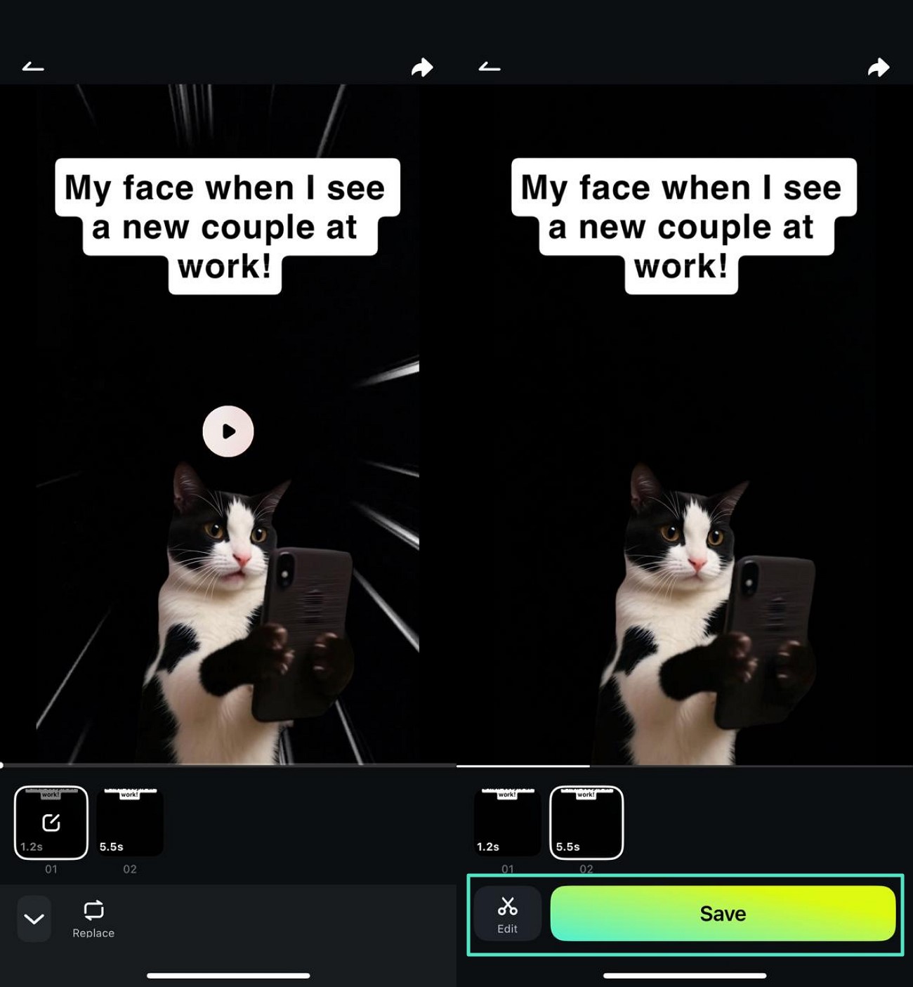 aperçu vidéo générée par l'application Filmora