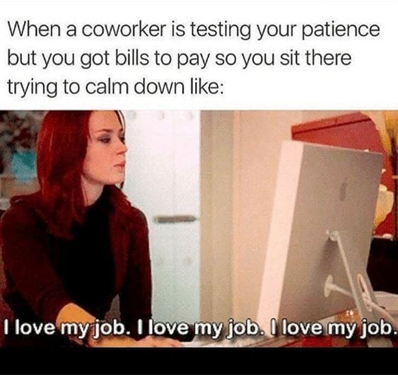 patience au travail