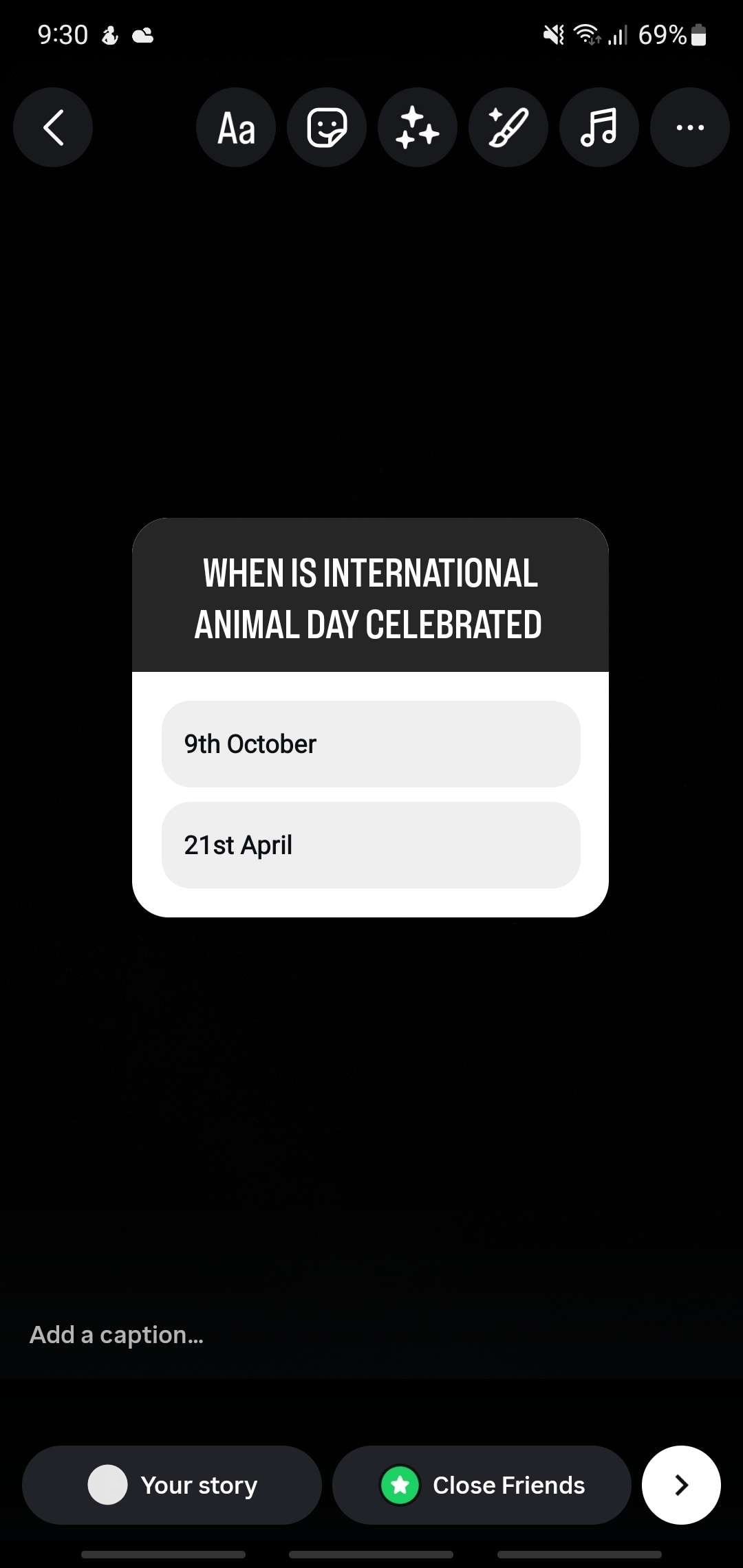 story q&a animal day video