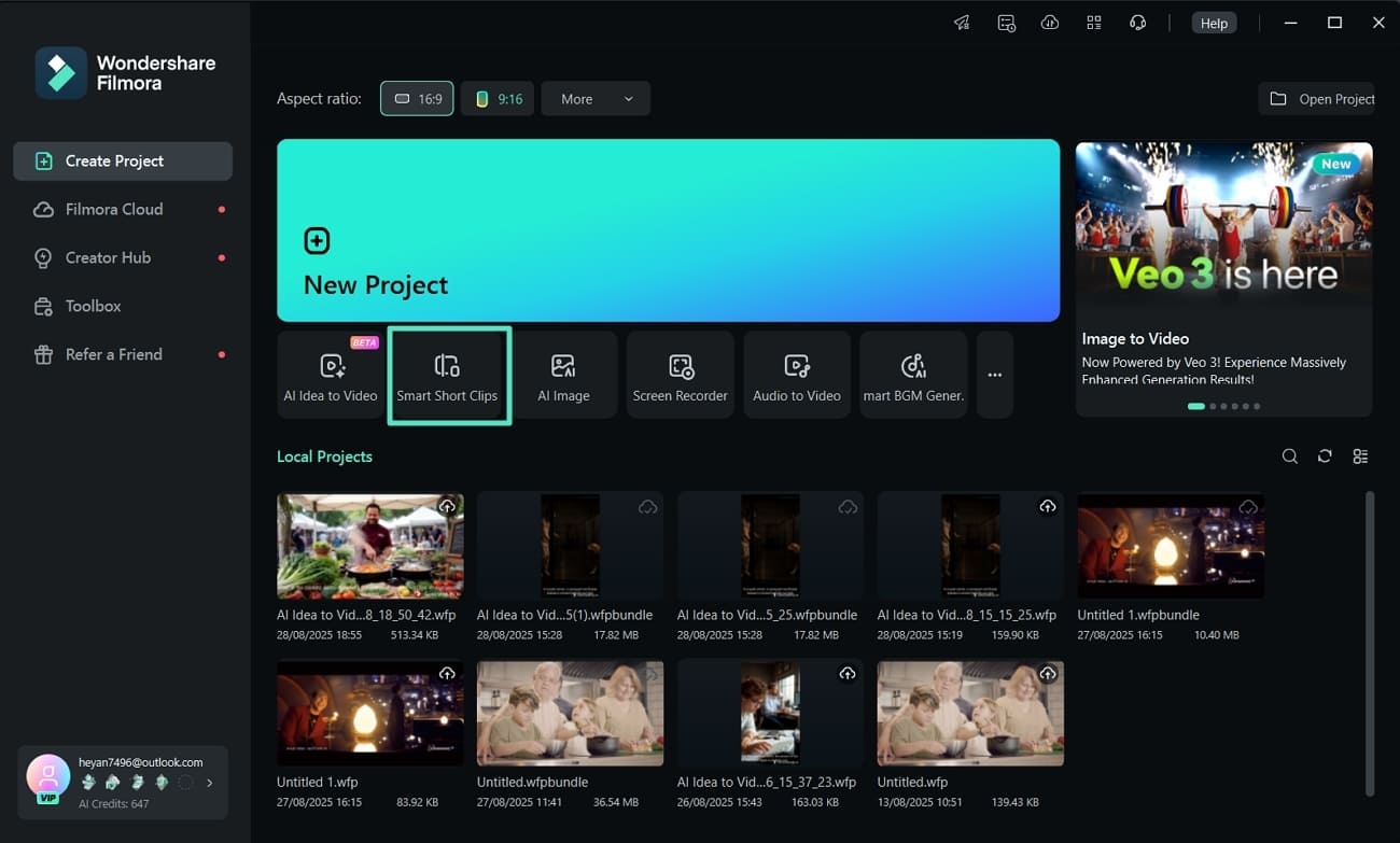 locate smart short clips