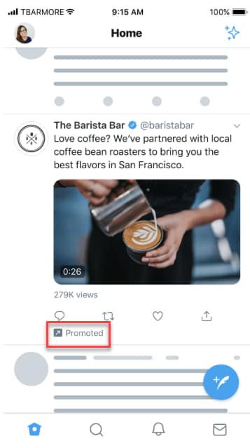 promoted tweet ads