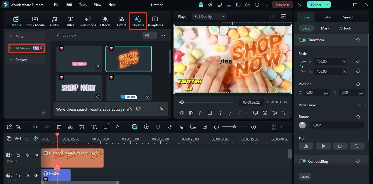 add sticker to video