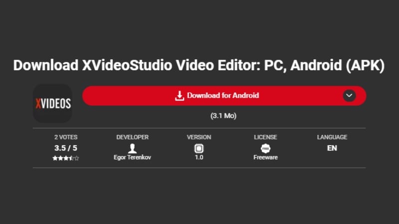 xvideostudio video editor