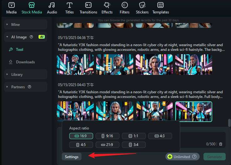 choose y3k image ratio