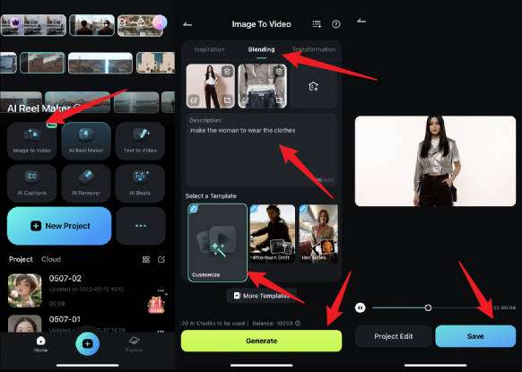 make y3k fashion videos with ai