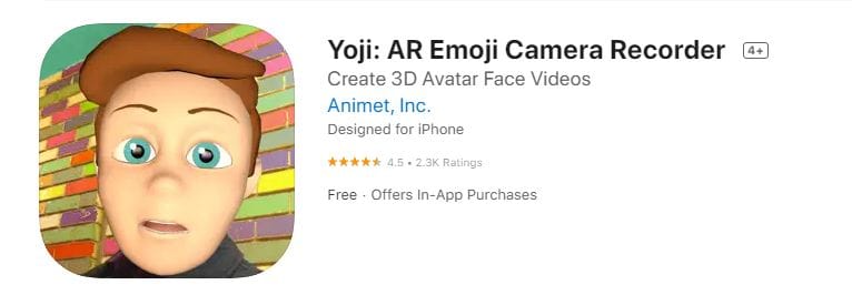 yoji ar emoji camera recorder