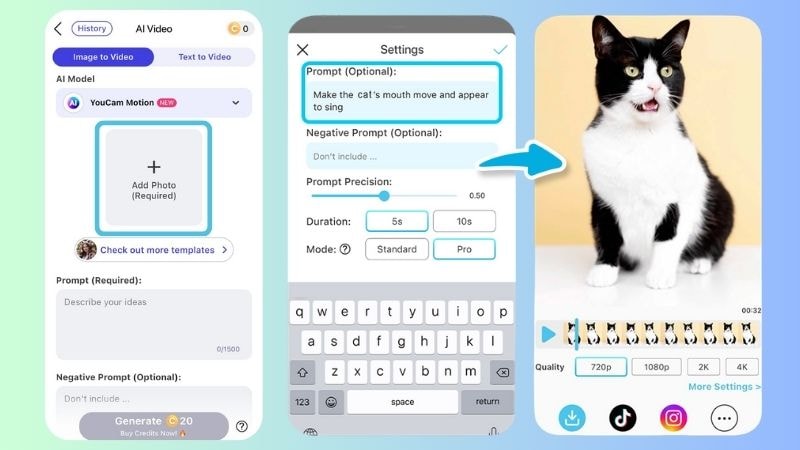 upload a photo and generate