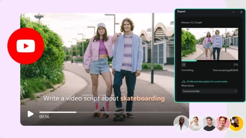 filmora ai copywriting feature