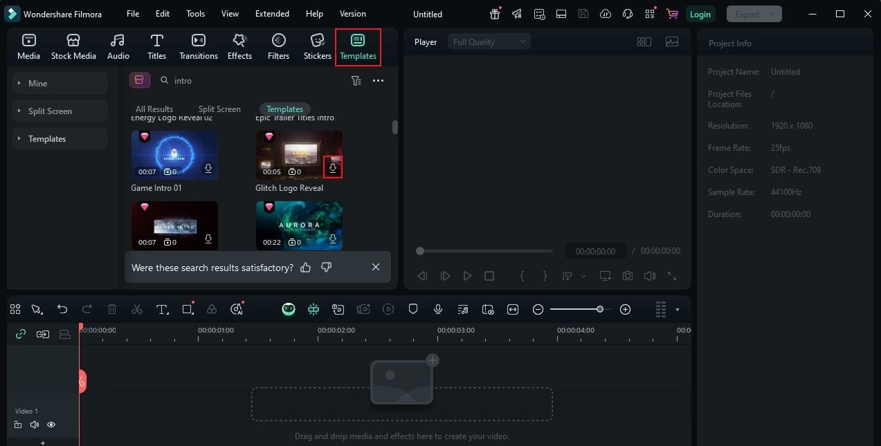 download template