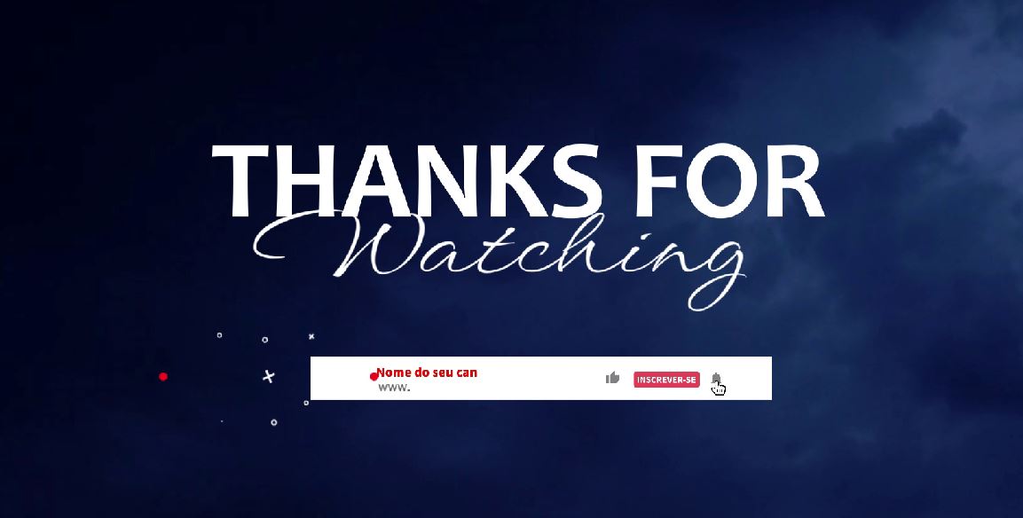 blue colored thank you banner