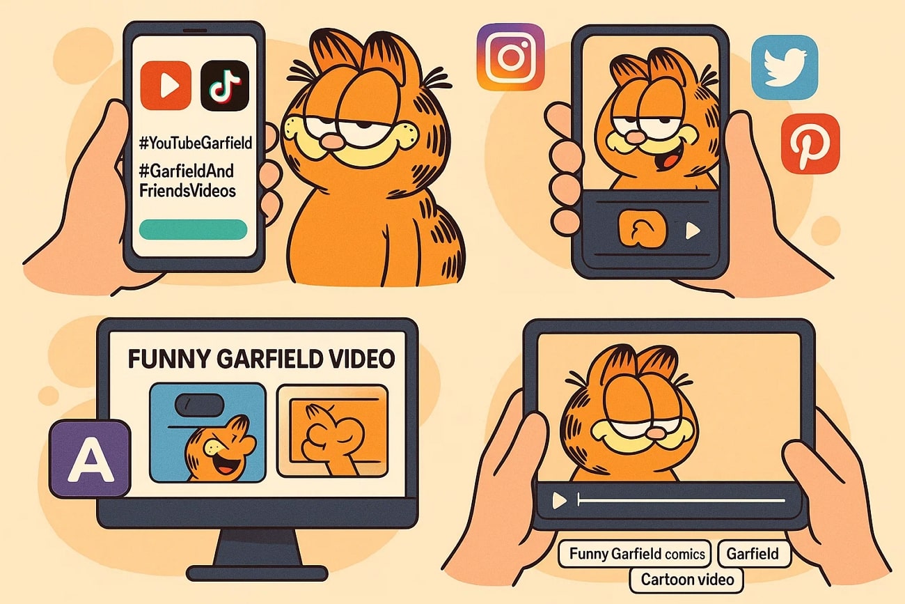 tips for garfield videos