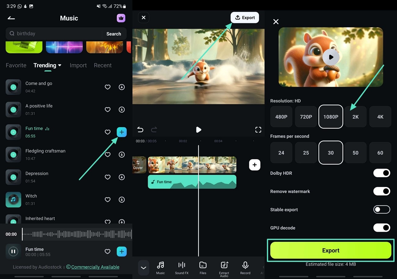 preview youtube video and export