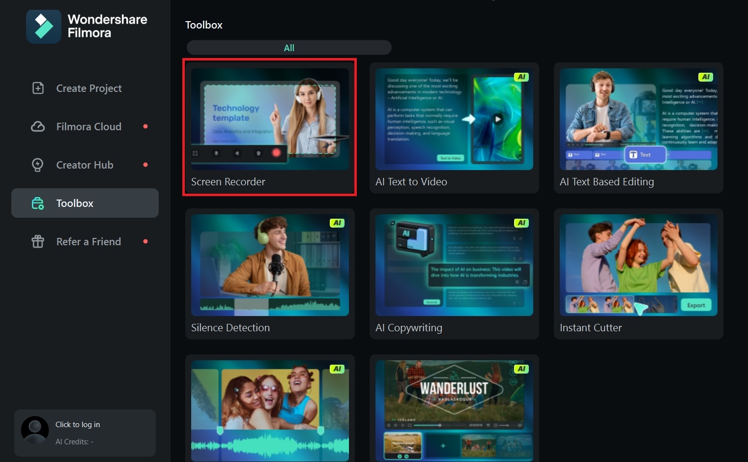 screen recorder feature