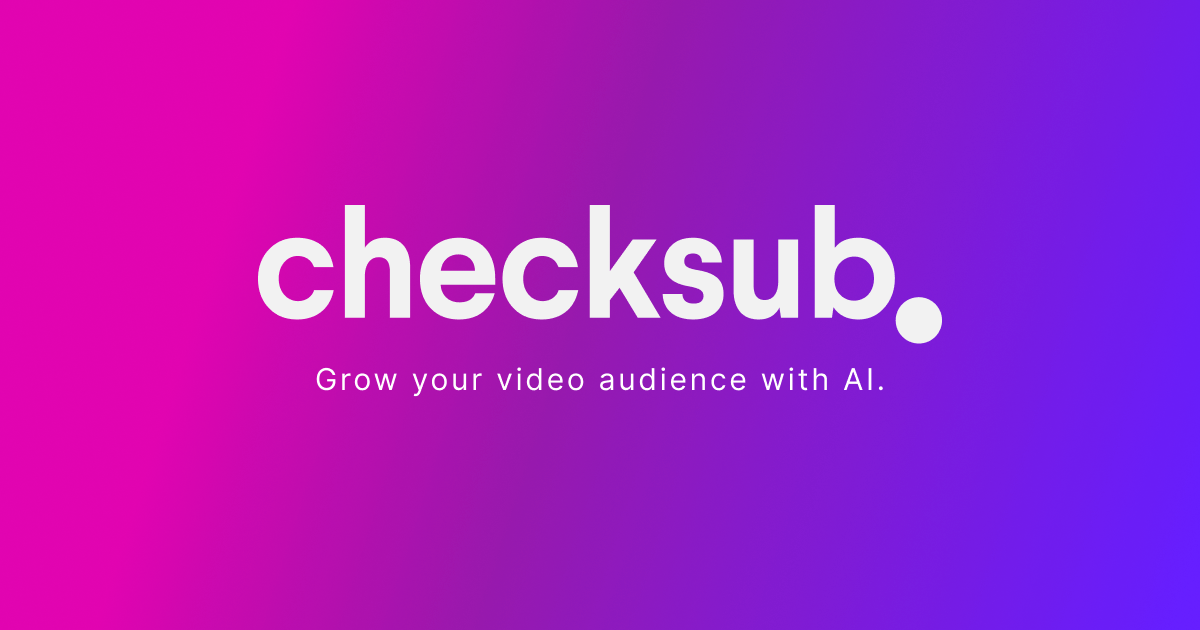 checksub youtube subtitle downloader