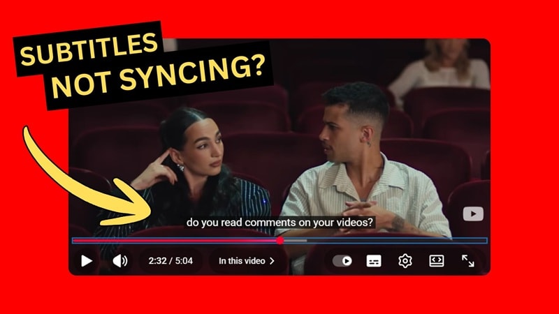 youtube subtitles out of sync