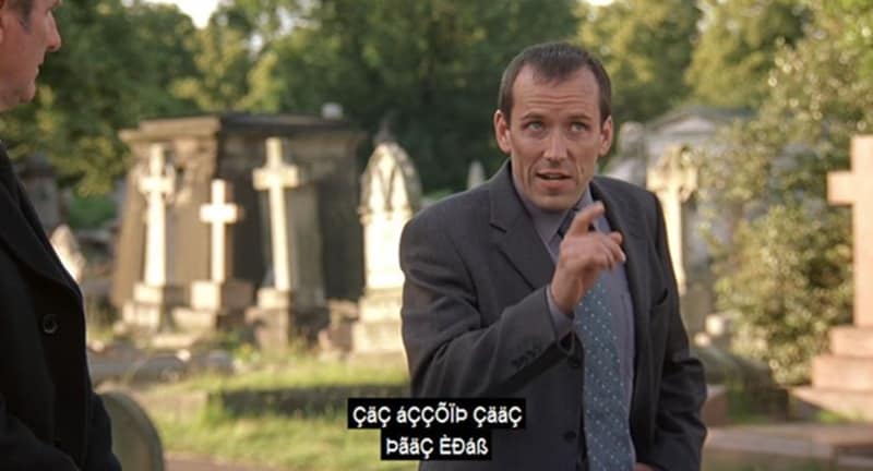 weird characters and symbols on subtitles