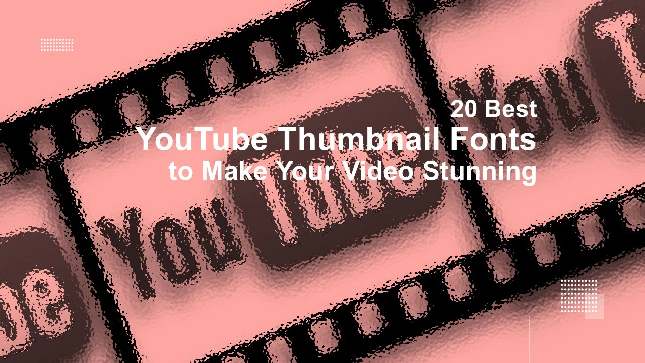 font thumbnail youtube