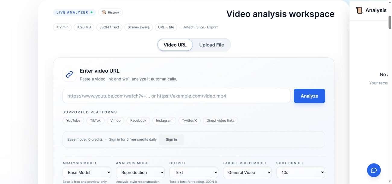 youtube video to prompt org