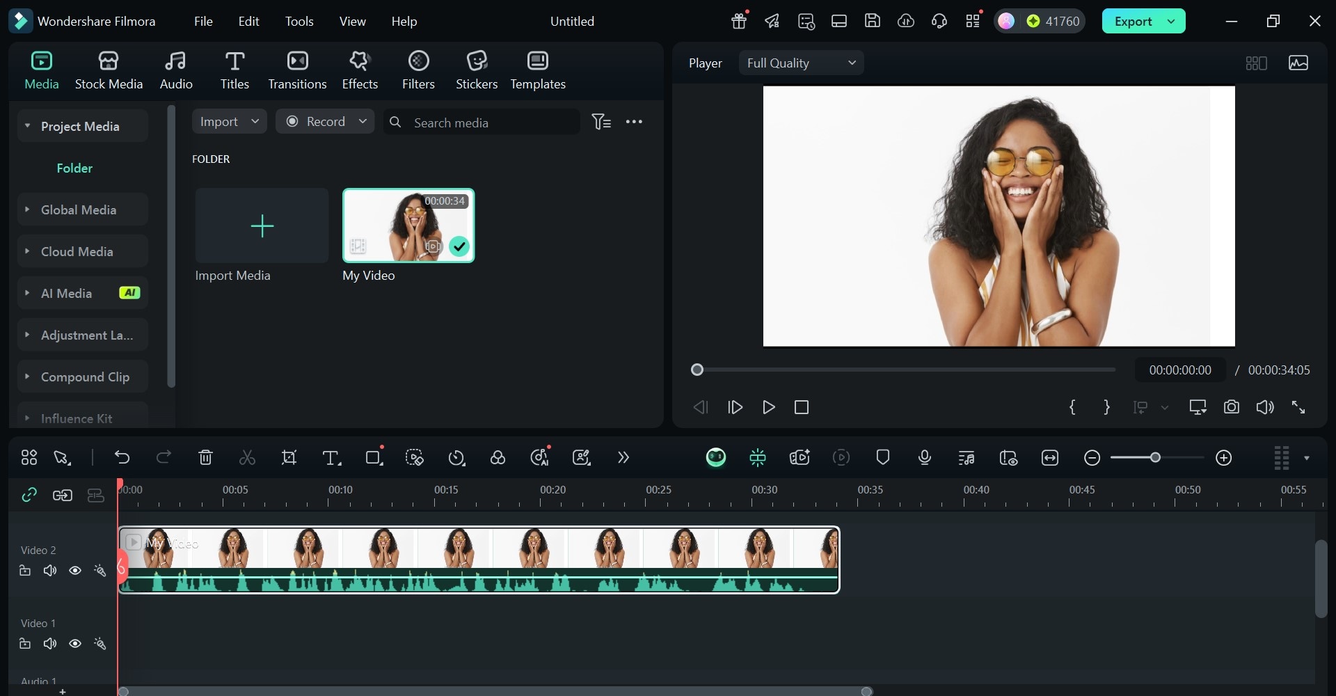 add video to timeline