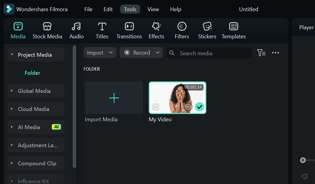 tools button