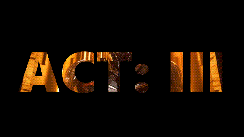 zoom through text scene transition