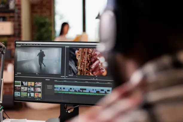 non-linear editing preview footage