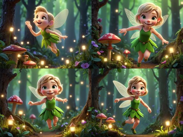 four tinkerbell ai images filmora pc