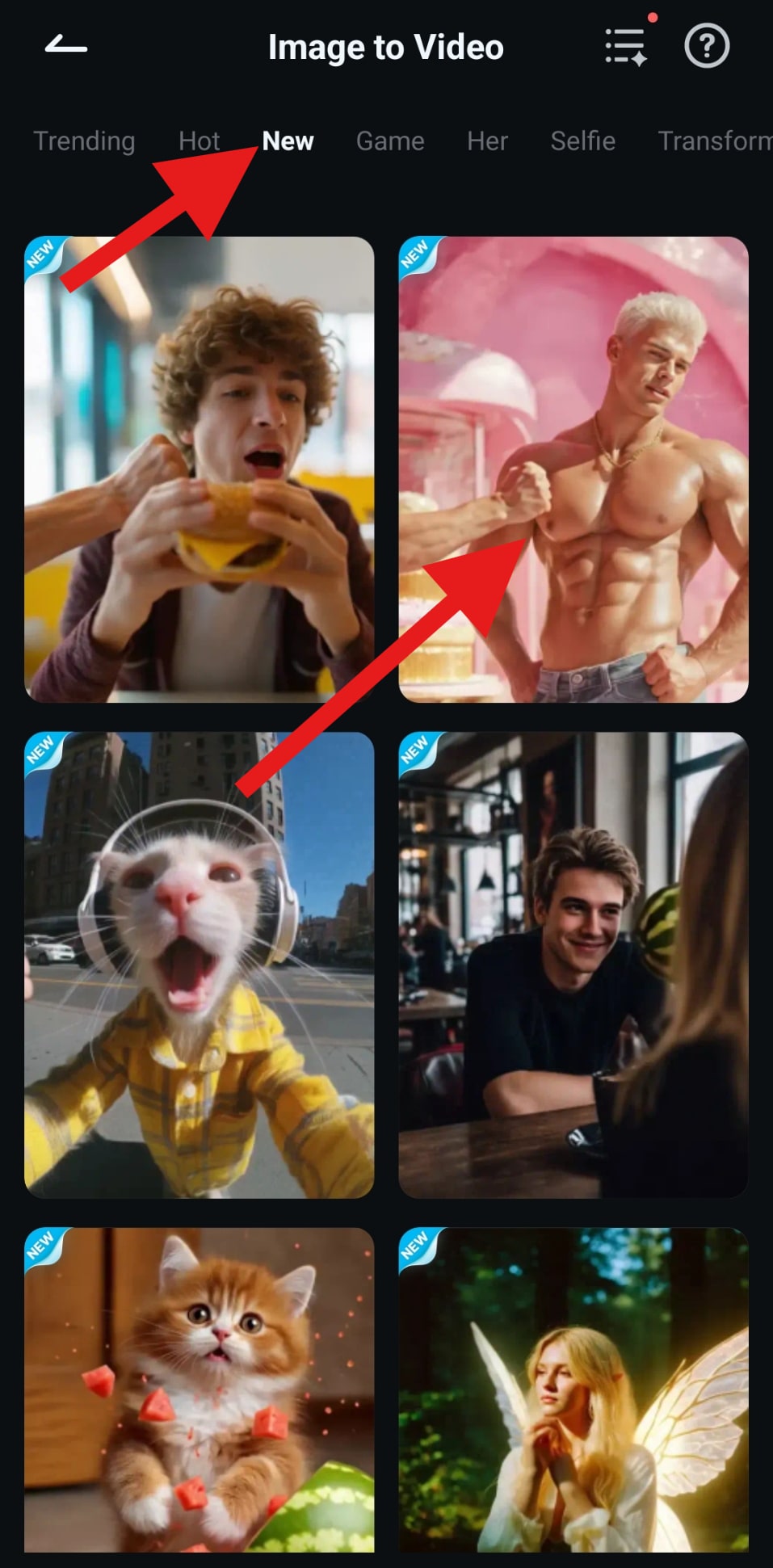 find face punch template filmora mobile