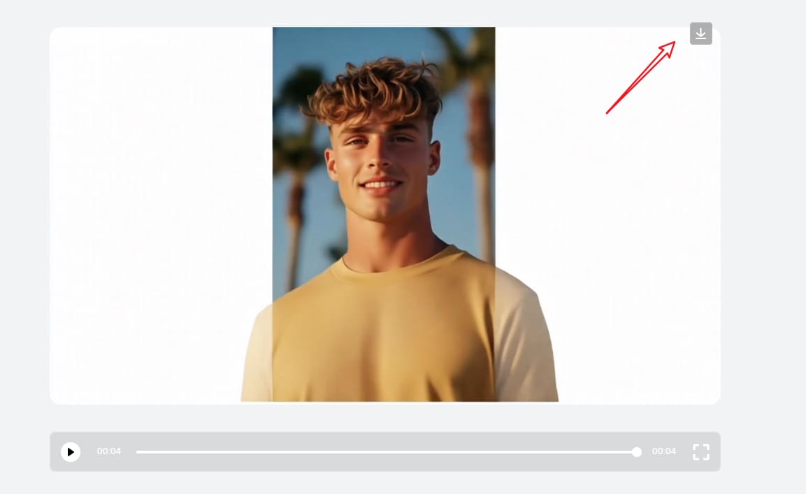 save the ai jiggle video from clipfly