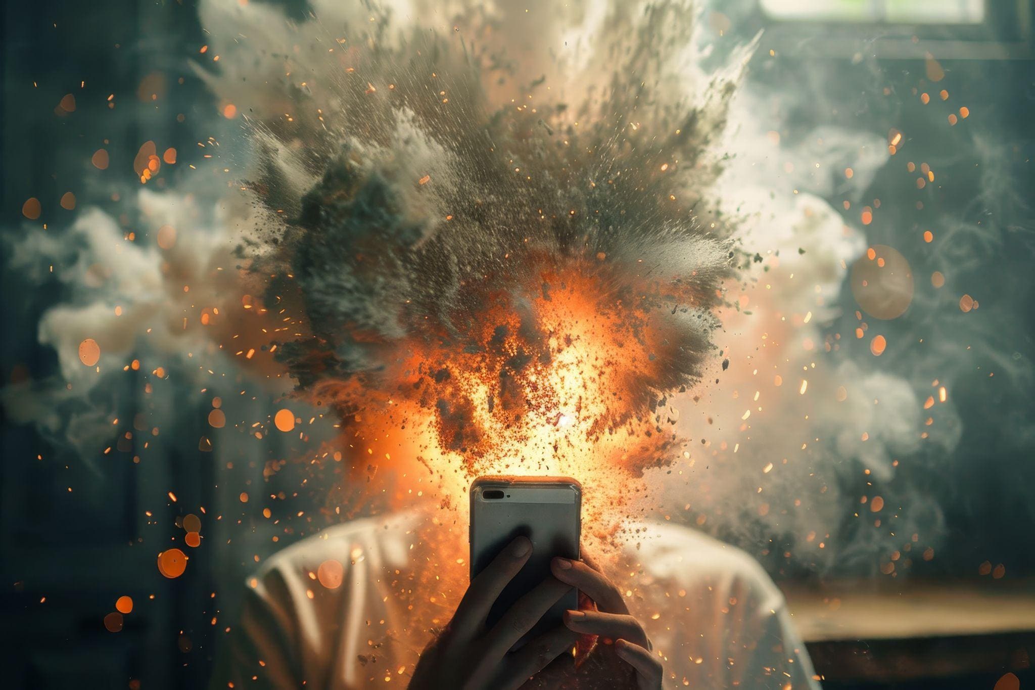 ai head explode image free cover