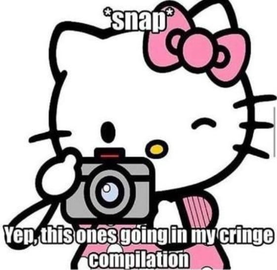cringe hello kitty memes