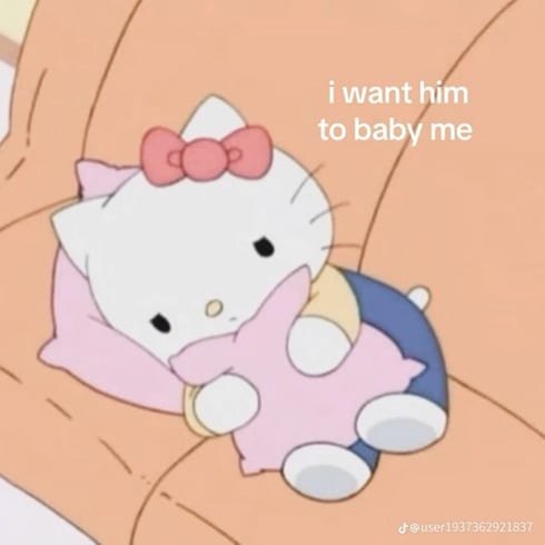 longing hello kitty memes