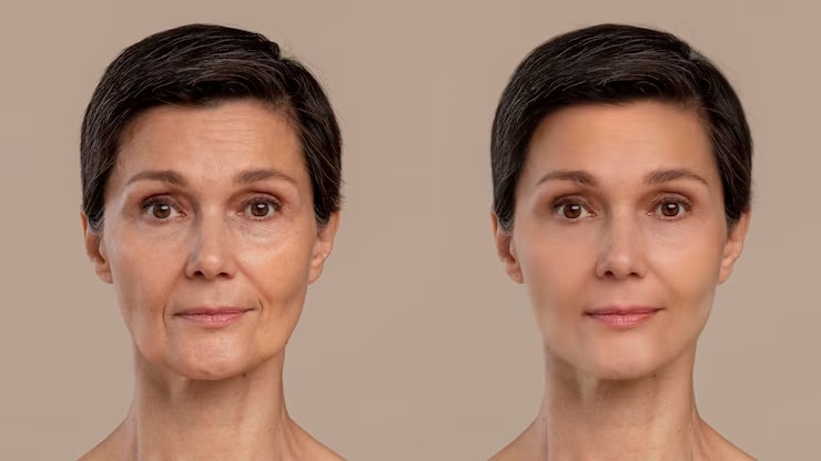 before and after comparison photo example