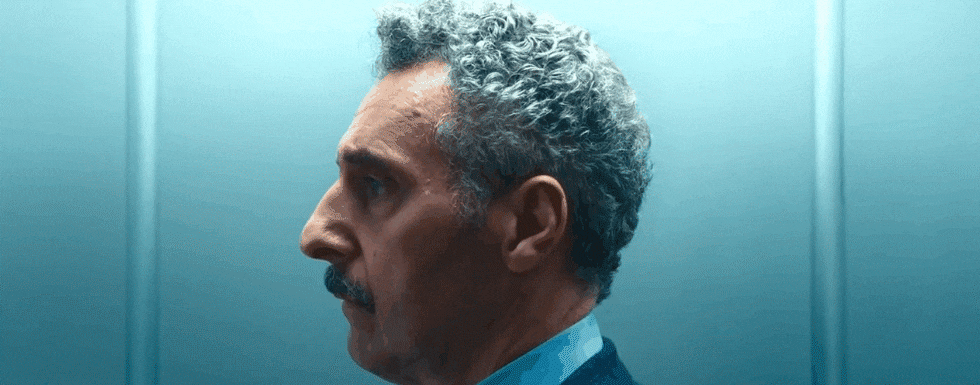 dolly zoom example gif from severance