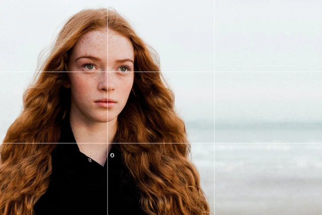 rule of thirds in portrait photography